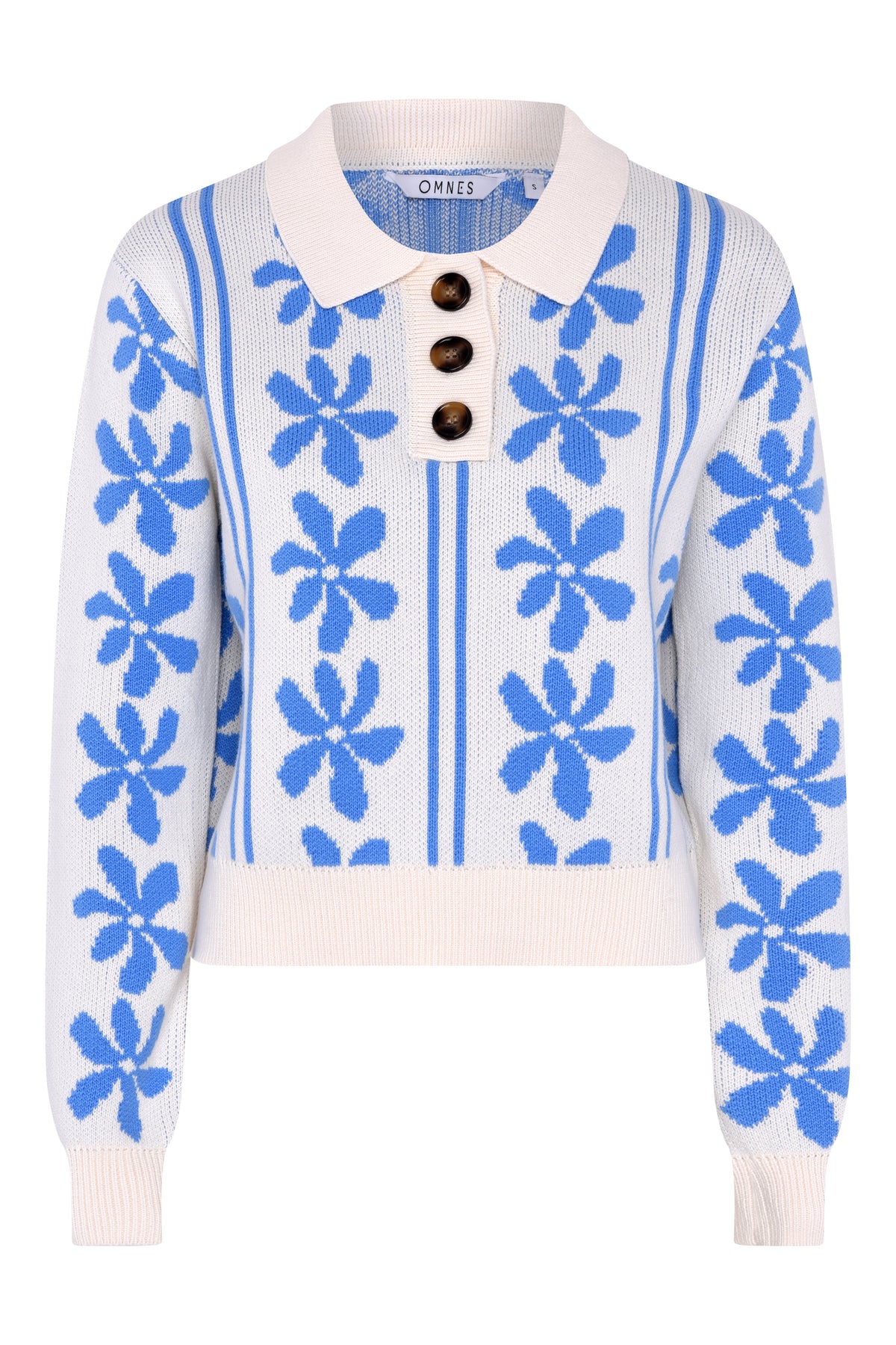 Loren Jumper in Blue and Cream