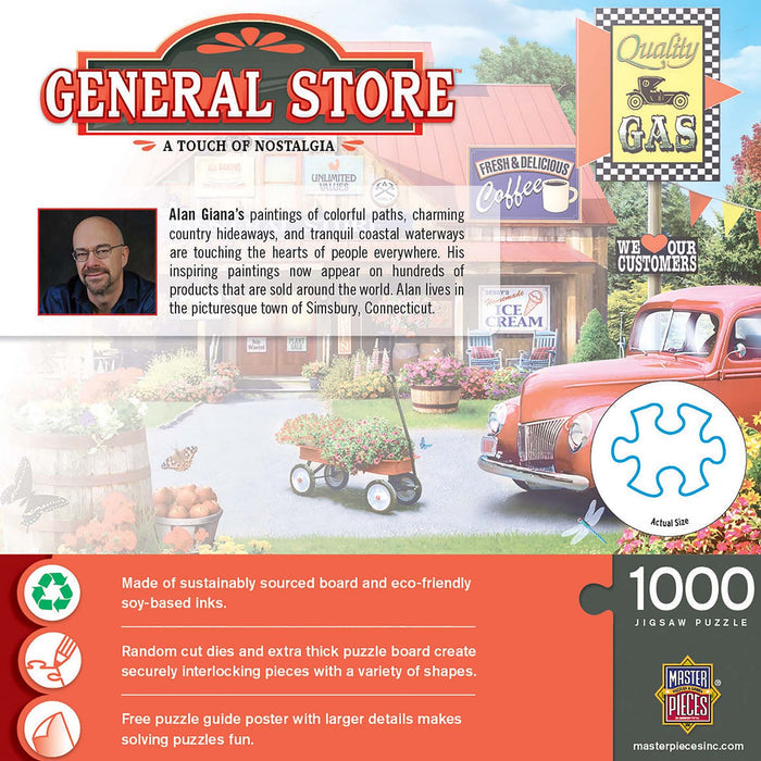 1000 Piece Jigsaw Puzzle - General Store: A Touch of Nostalgia | MasterPieces