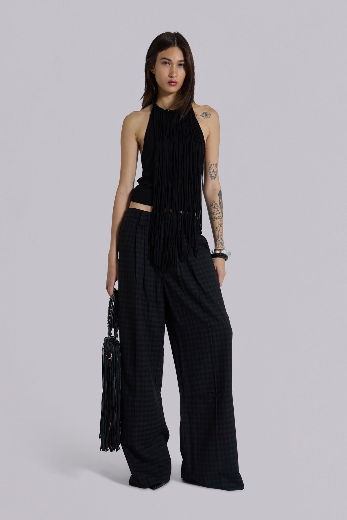 Gingham Goliath Suit Pants