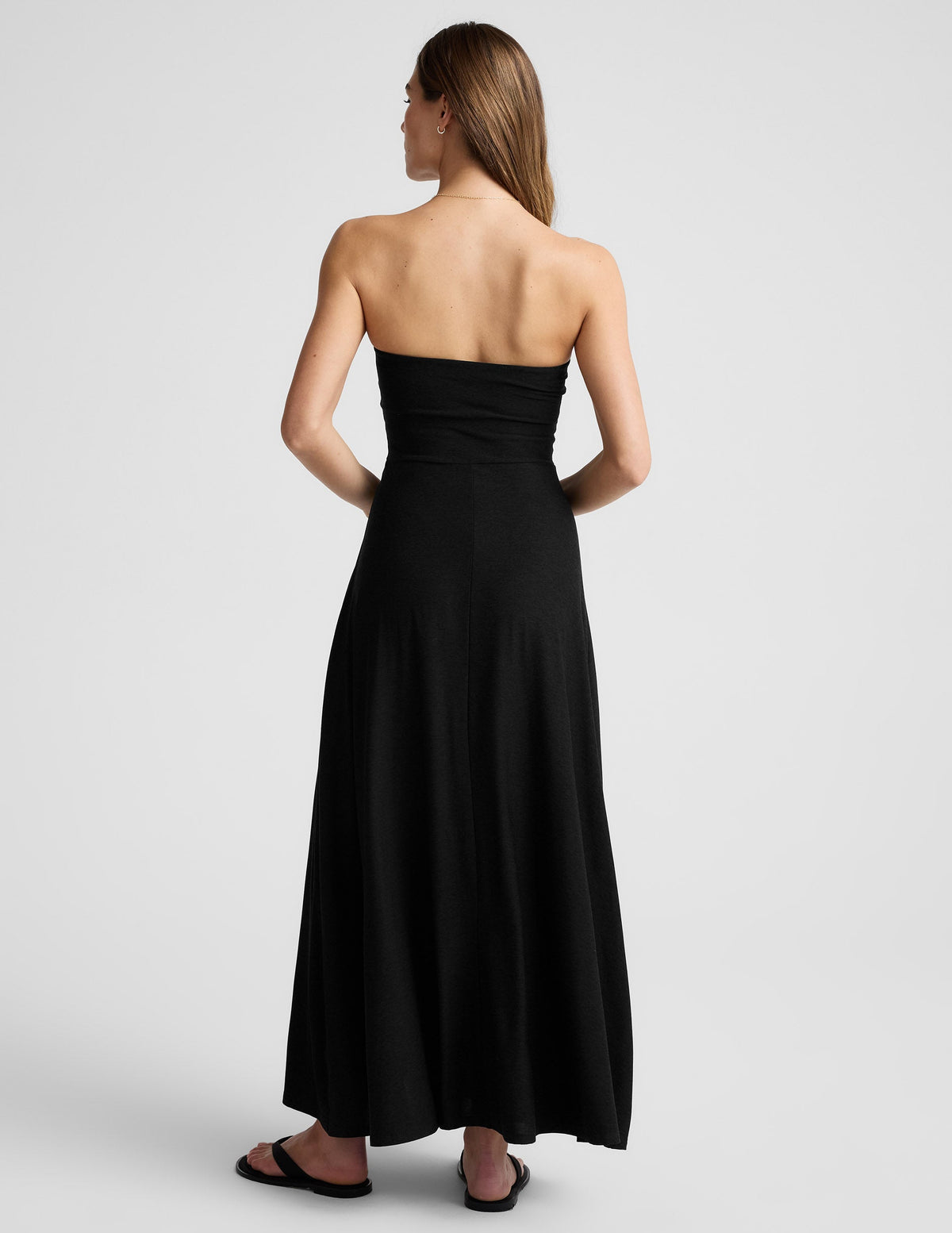 Featherweight Strapless Maxi Dress