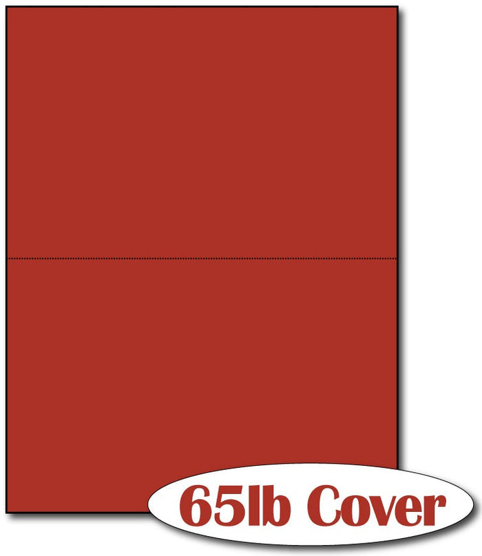 2 Jumbo Microperforated Holiday Red Postcards on an 8 1/2" x 11" Sheet.