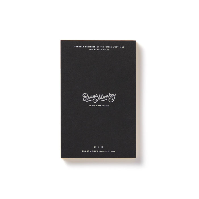 Brass Monkey You Are Welcome Memo Pad