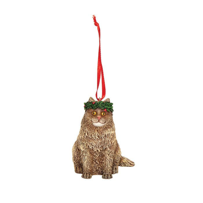 A Cat Flower Ornament.