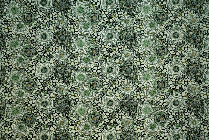 Chiyogami Mum Lattice Green - NEW