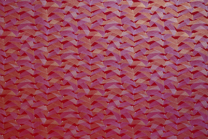 Chiyogami Raspberry with Gold Design - NEW