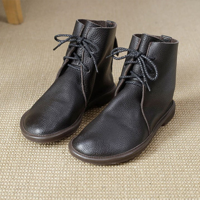Clara™ | Lace Boots – Classic Warmth with Everyday Ease
