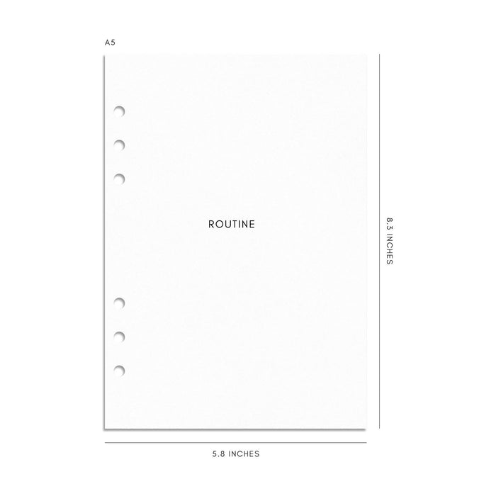 Cloth & Paper - Routine Builder Planner Inserts
