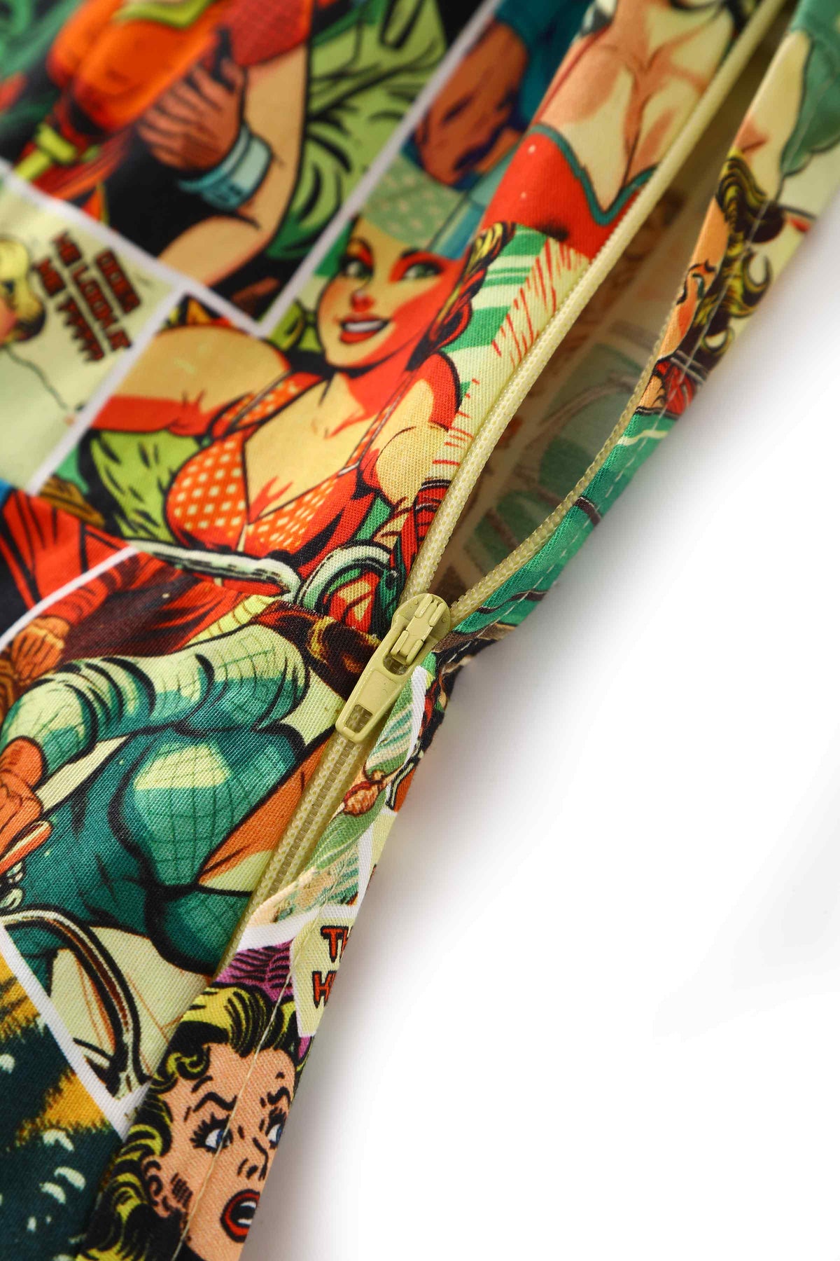 Mabel Comic Book Midi Shirt Dress