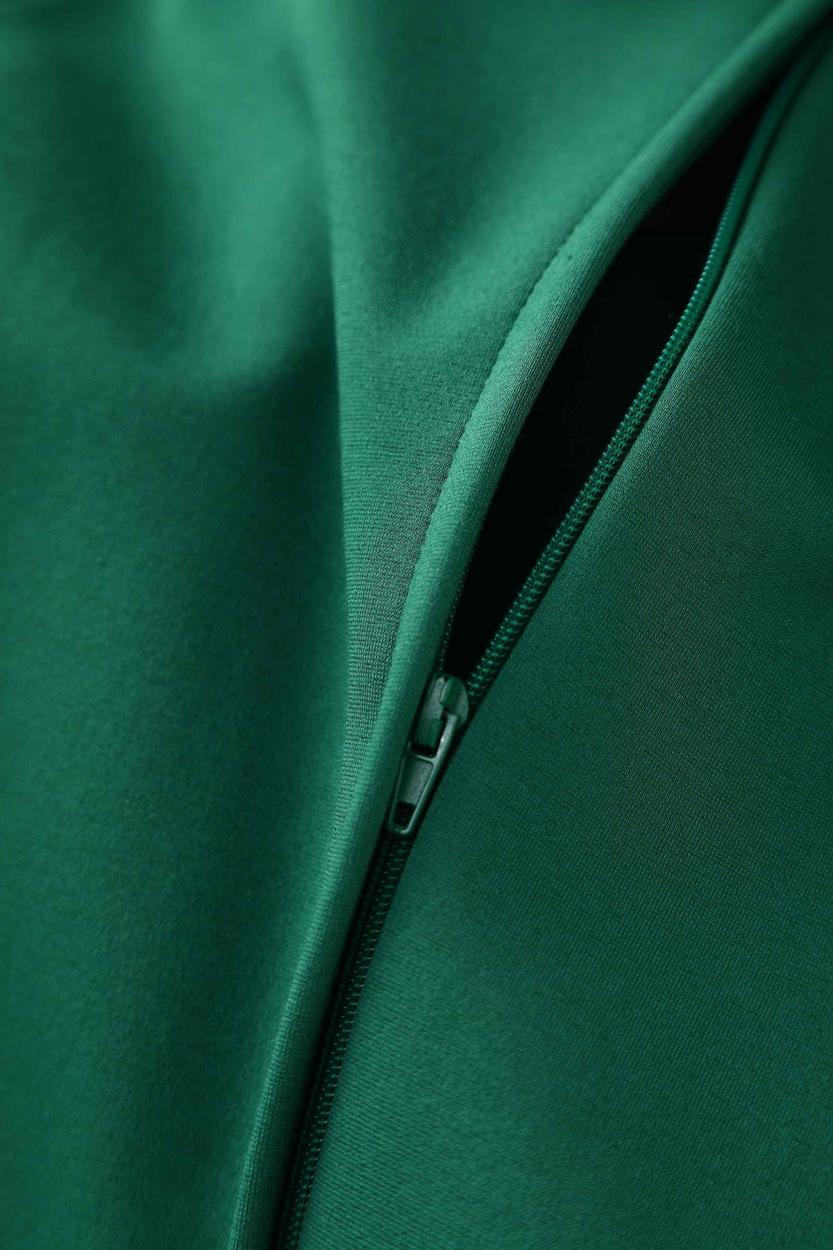Beverly Emerald Green Off Shoulder Dress