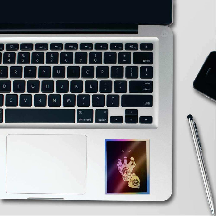 Full Metal Alchemist Hand Holographic Stickers - Holographic stickers | STICK IT UP