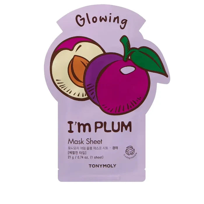 Glowing Plum Face Mask