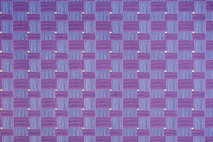 Indian Print Basket Weave Purple