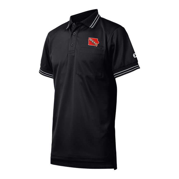 Iowa (IHSAA) Davis Core Traditional Black Umpire Shirt