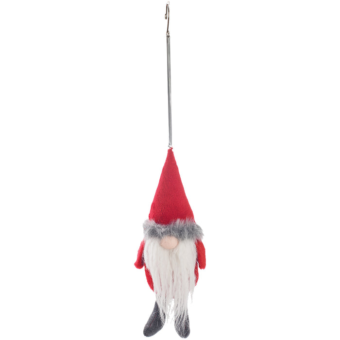 A Jumping Red Gnome Ornament.