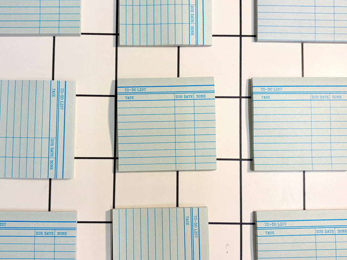 Marigold Press - Green Library Card Sticky Note