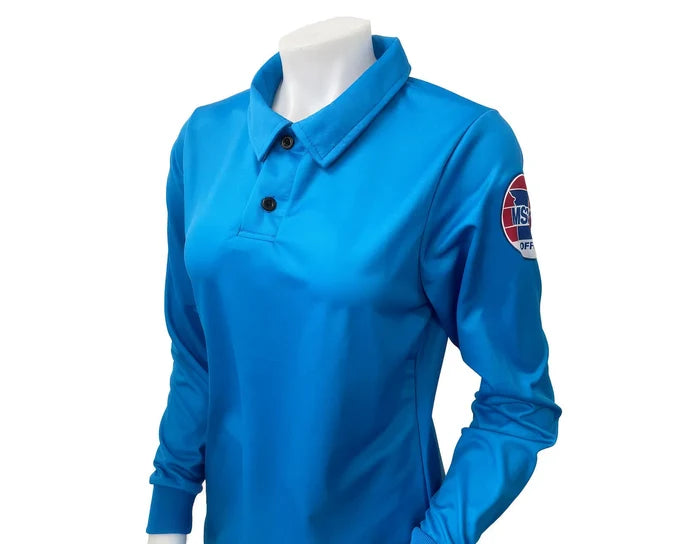 Missouri (MSHSAA) Smitty Women's Bright Blue LS Volleyball Referee Shirt
