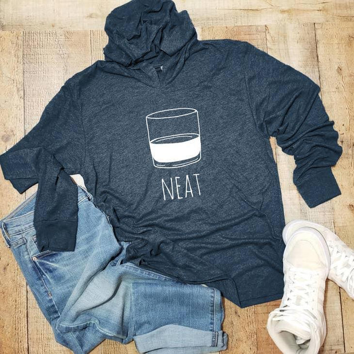 Moonlight Makers Neat - Unisex T-Shirt Hoodie (Bourbon, Whiskey)