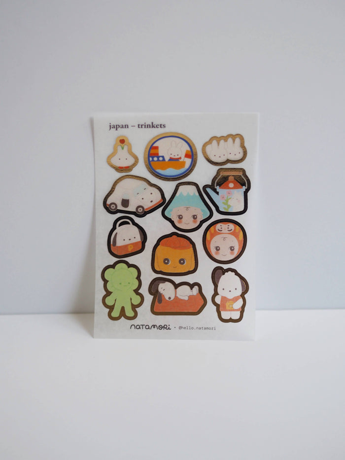 natamori - Japan – trinkets • washi foil sticker sheet
