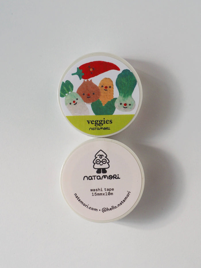 natamori - Veggies • washi tape
