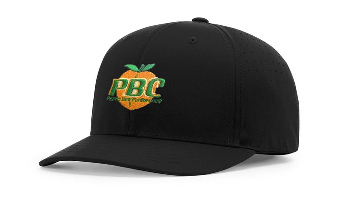 Richardson 743 Black 6-Stitch Performance Ignite LT Umpire Hat (PBC)