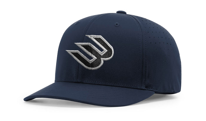 Richardson 743 Navy 6-Stitch Performance Ignite LT Umpire Hat (Big West)