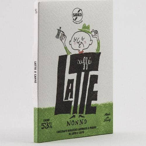 Sabadi Nonno Organic Milk Chocolate with Coffee 1.76 oz