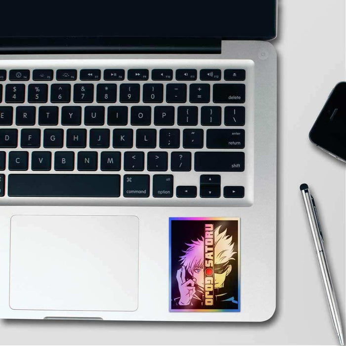 Satoru Gojo Holographic Stickers - Holographic stickers | STICK IT UP