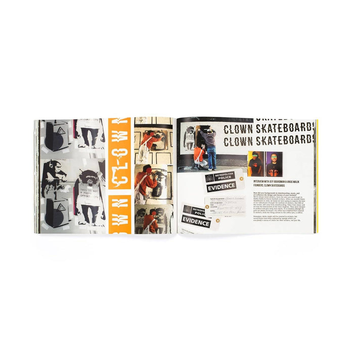 Skateboard Sticker Book