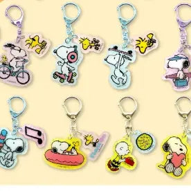 Snoopy Mystery Double Acrylic Keyring