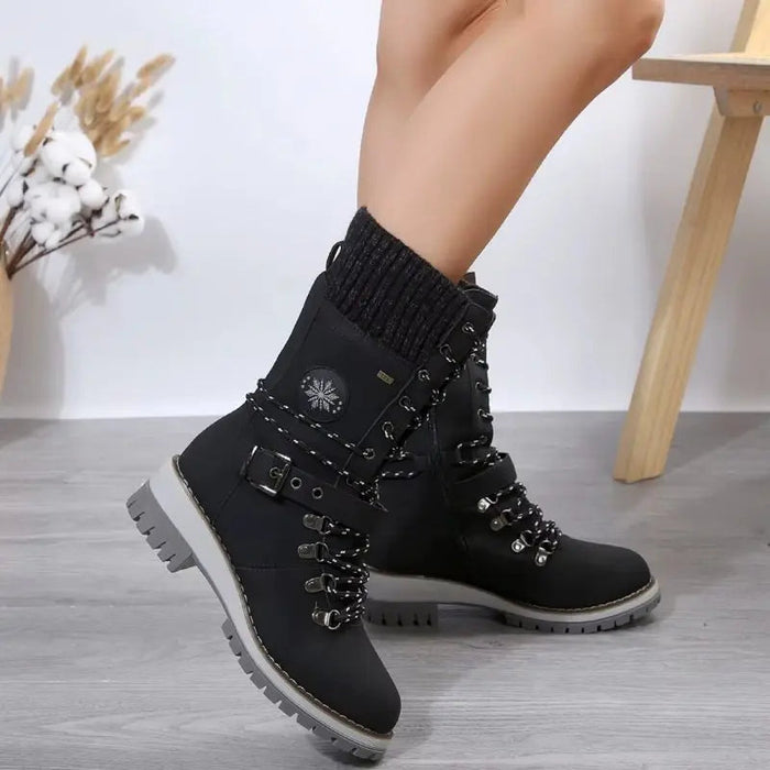 Sora™ | High Heel Winter Boots for Women – Stylish & Warm for Cold Weather