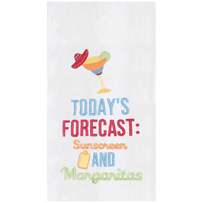 A Todays Forecast Flour Sack Kitchen Towel.