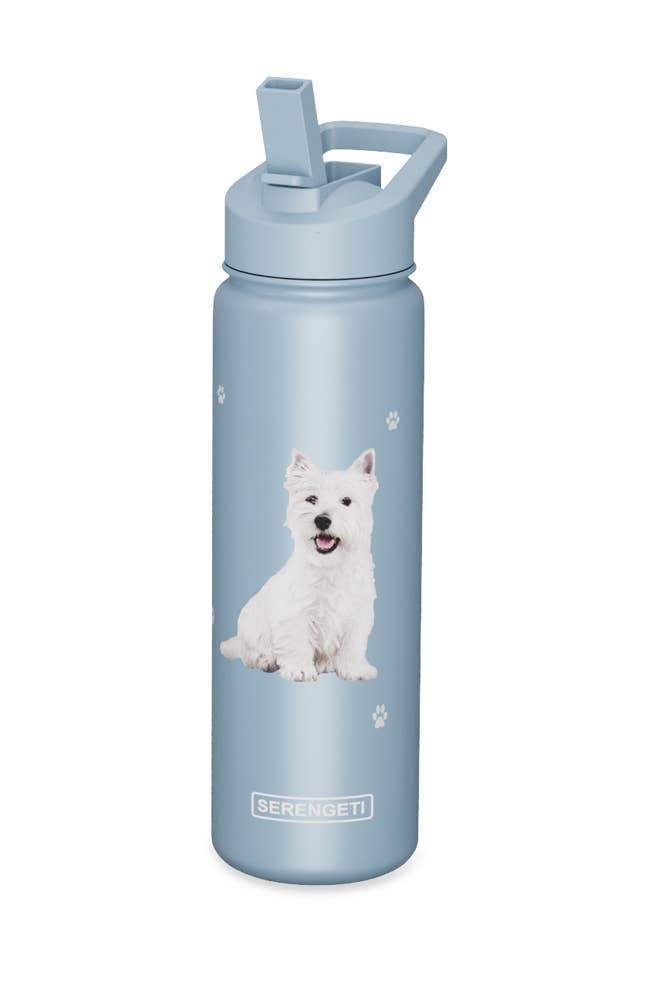 WESTIE Stainless Steel Water Bottle 24 Oz. SERENGETI - Premium from E&S Pets - Just $29.99! Shop now at Pat's Monograms