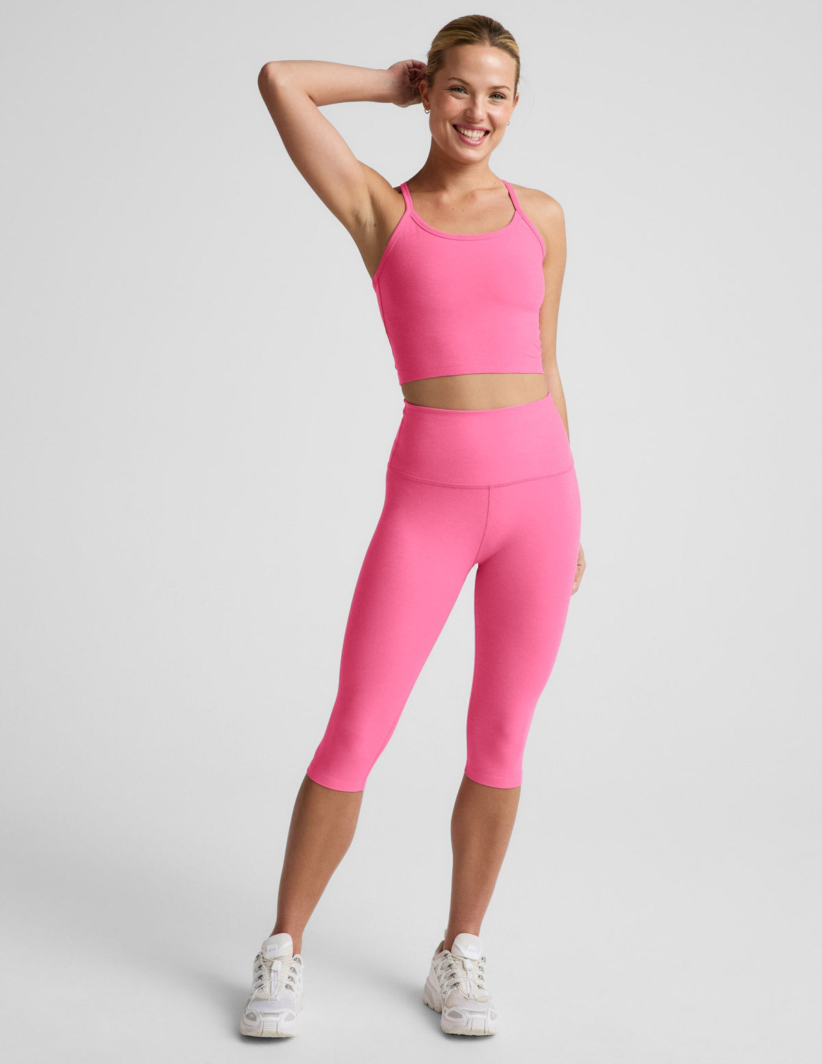 Spacedye™ Slim Racerback Cropped Tank