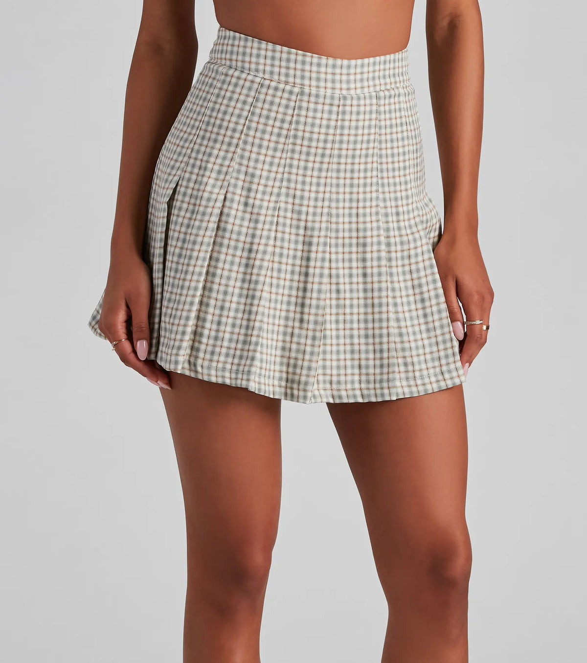 Totally Fab Plaid Skort