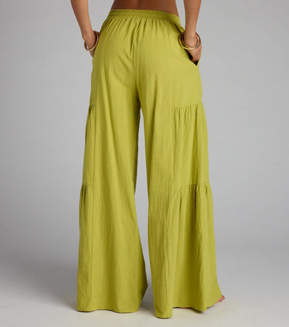 Take Me Away High-Rise Palazzo Pants