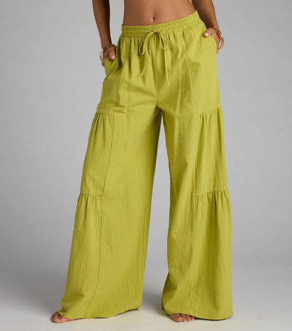 Take Me Away High-Rise Palazzo Pants