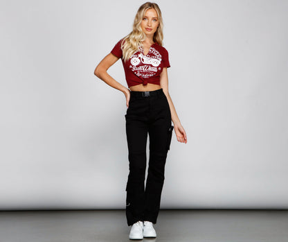 Edgy-Chic Cargo Utility Pants
