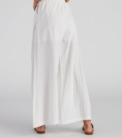 Get Together Pleat Wide-Leg Pants