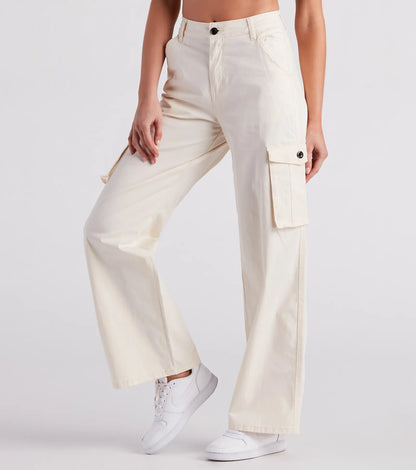 Such A Trendsetter Wide-Leg Cargo Pants