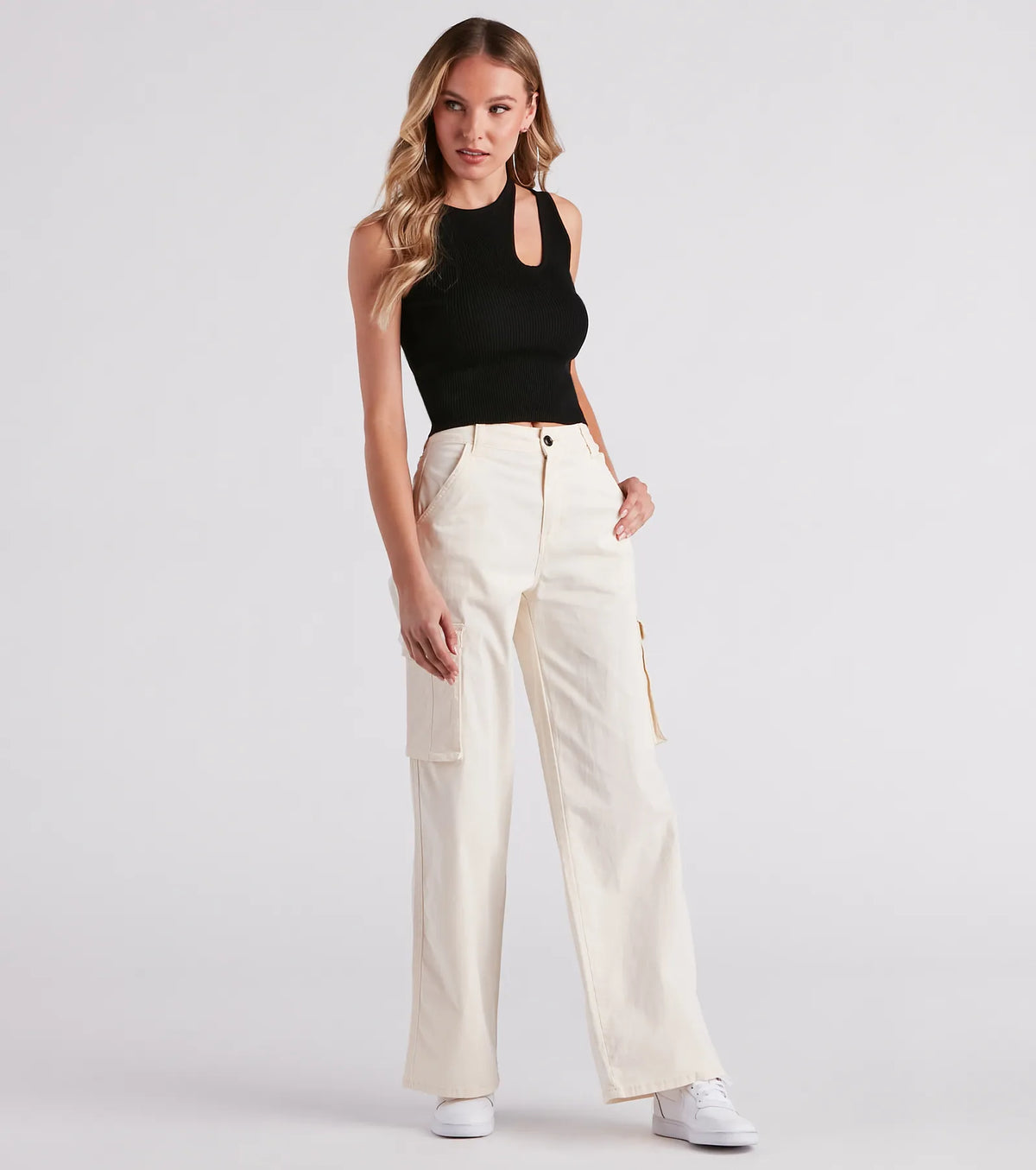 Such A Trendsetter Wide-Leg Cargo Pants
