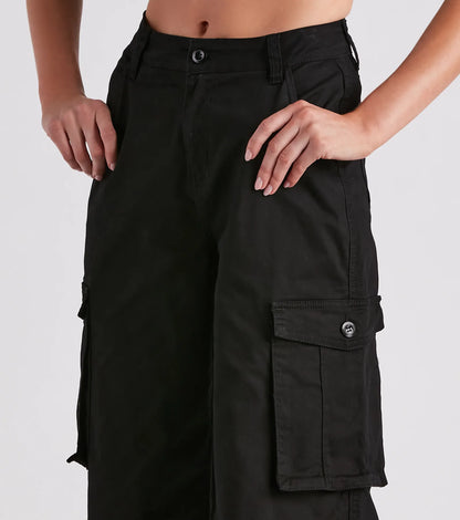 Such A Trendsetter Wide-Leg Cargo Pants