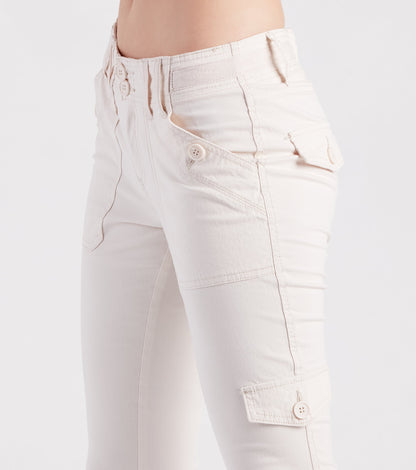 On The Low-Rise Cargo Flare Pants