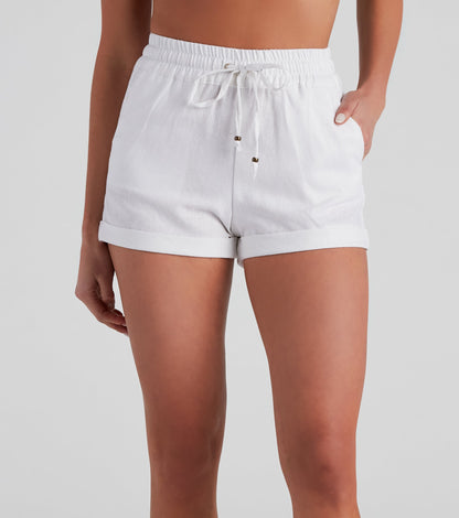 Effortless Summer Days Cuffed Shorts