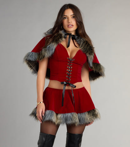 Little Red Mini Skort