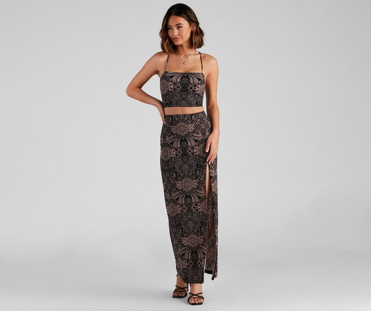 Bohemian Chic Maxi Skirt