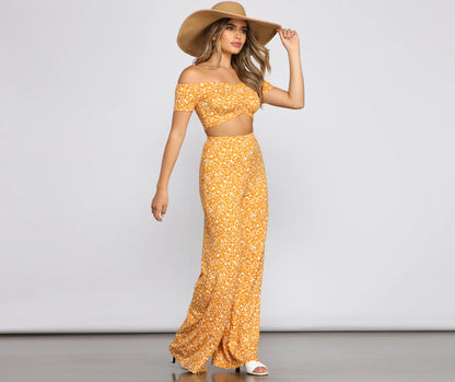 Floral Sensation High Waist Pants