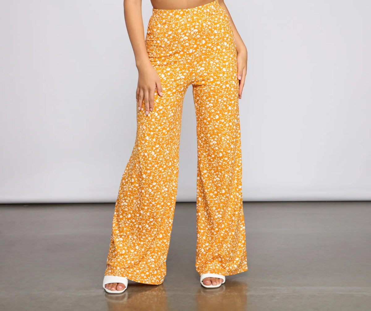 Floral Sensation High Waist Pants