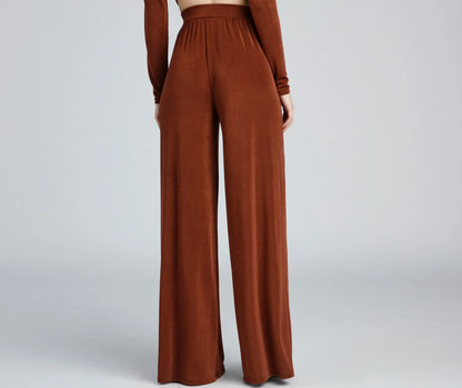 Stylish And Chic Slinky Knit Pants