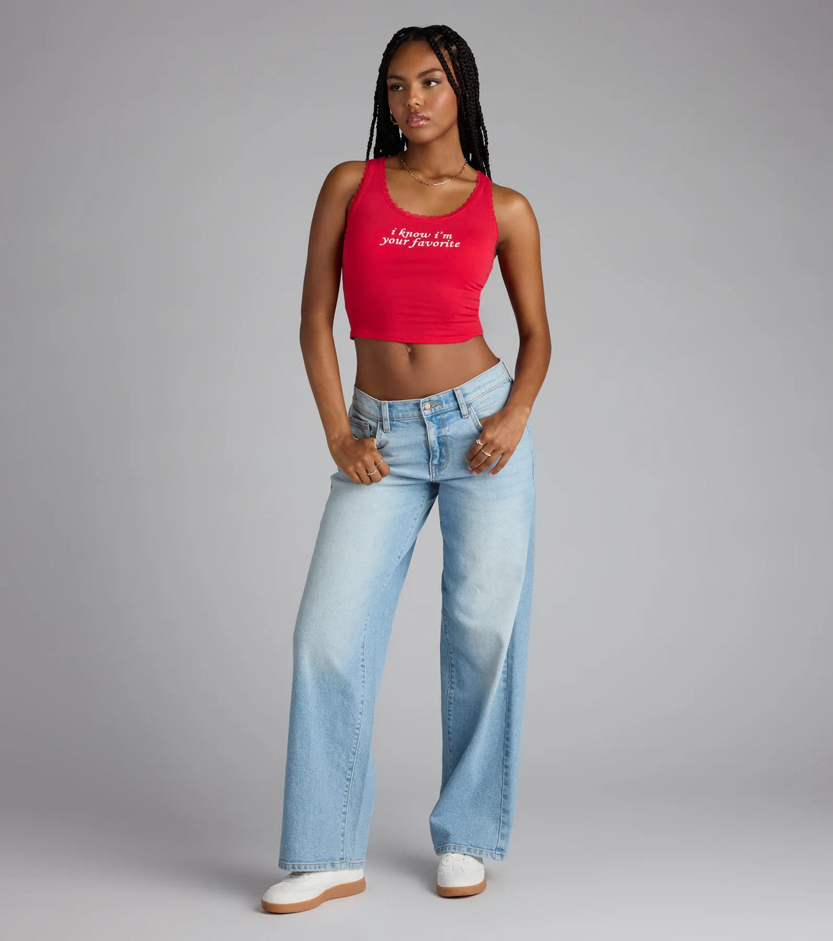 Currently Trending Low-Rise Denim Jeans