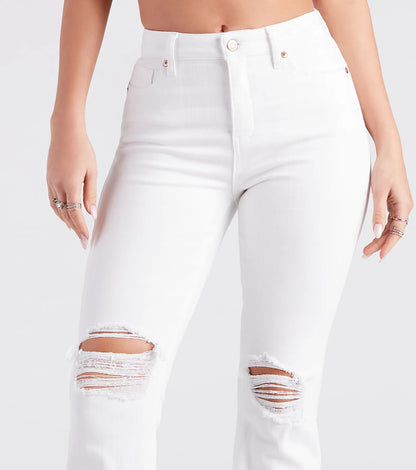 Bri High-Rise Flare Jeans by Windsor Denim